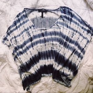 BCBGMAXAZRIA Tie-died Top